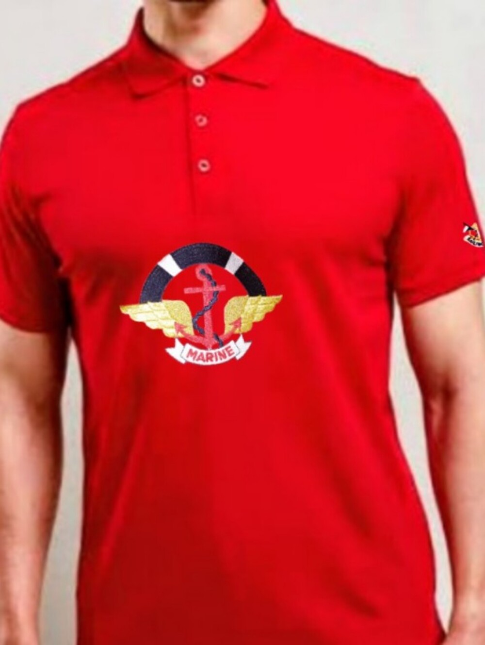 NEW XL Yacht Nautical Sailing Marina Maritime Cruise Polo Style Shirt Unisex Red